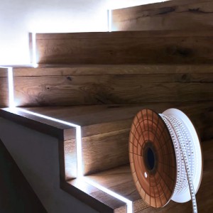 indoor or outdoor lighting with LED strips