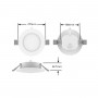 LED Downlights dimensions