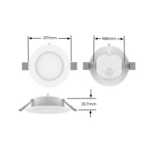 LED Downlights dimensions