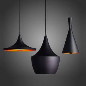 Nordic metal pendant light - "Trippel"