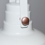 detail of kukka white pendant lamp