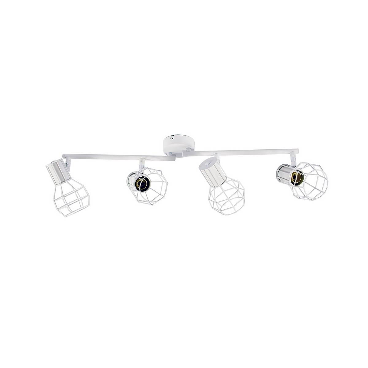 Cage ceiling lamp AZOR 4 points E14
