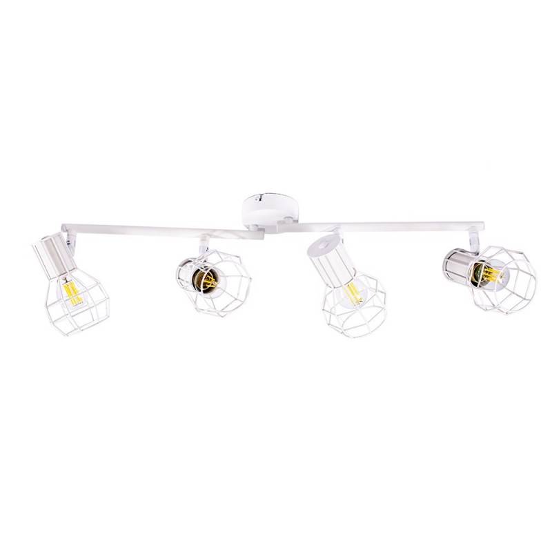 Cage ceiling lamp AZOR 4 points E14