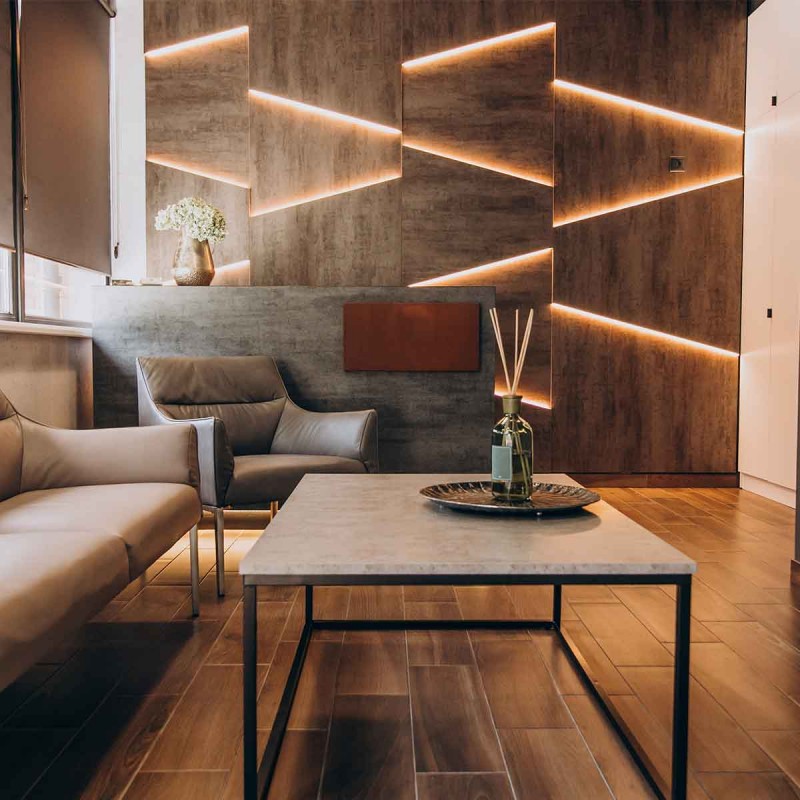 LED Strip 24V-DC 40W dimmable color temperature CCT - 1800-6500K SMD2835 5 meter roll