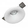 Round recessed downlight trimless GU10 plaster round trimless