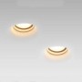 Round recessed downlight trimless GU10 plaster round trimless