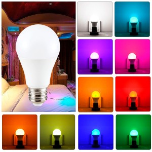 Lampadina multicolore SmartLife, Wi-Fi, E27, 806 lm, 9 W, Bianco caldo  a freddo / RGB, 2700 - 6500 K, Android™ / IOS, Lampadina
