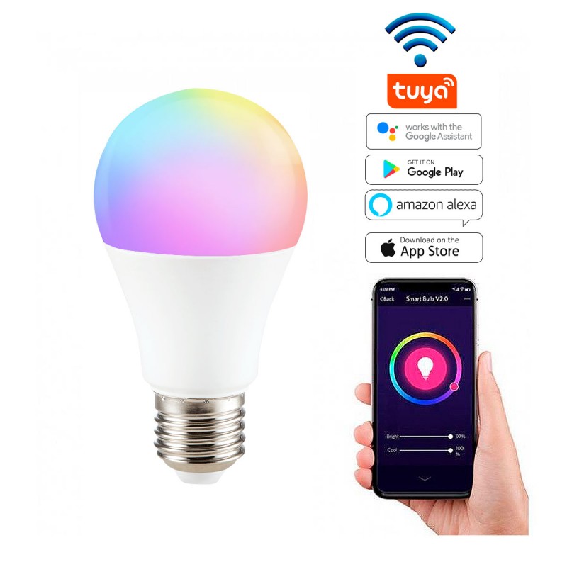 Smart WIFI Smart Bulb RGBWW E27 9W Smart WIFI Smart Bulb RGBWW E27 9W