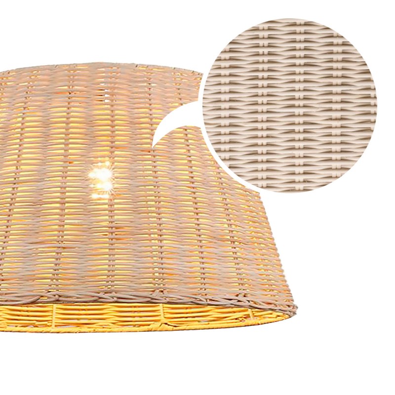 Hank wicker pendant lamp E27 Hank wicker pendant lamp E27