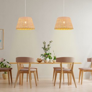 Hank wicker pendant lamp E27