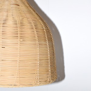 Wicker pendant lamp "SASKI".