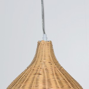 Wicker pendant lamp "SASKI".