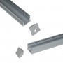 Aluminum profile for surface LED strip 17x15mm