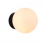 Wall lamp with Ball 40W - IP44_ BLACK