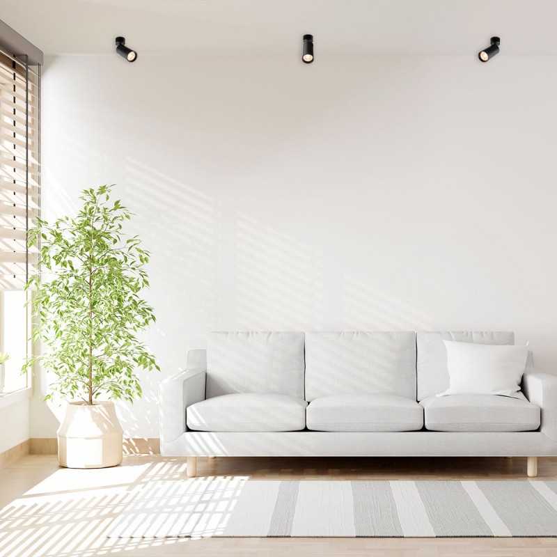 Wall and ceiling light fixtures for GU10 bulb 360º Orientable Wall and ceiling light fixtures for GU10 bulb 360º Orientable