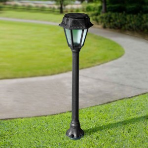 Solar garden bollard "MIZAR/ROSETTA" with PIR sensor - CCT