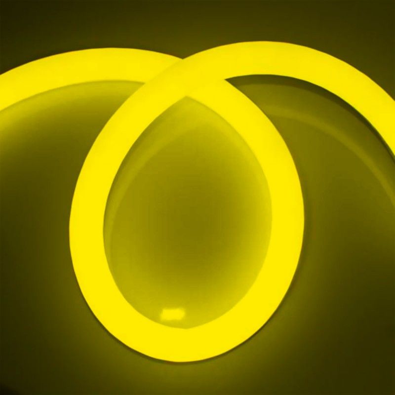 Flexible LED neon 360º circular X 5 meters RGB - Complete kit - 24 V - Ø20mm - IP65