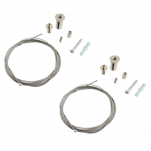 SUSPENSION CABLE FOR ALUMINUM PROFILE Ø21MM (2 PCS.)