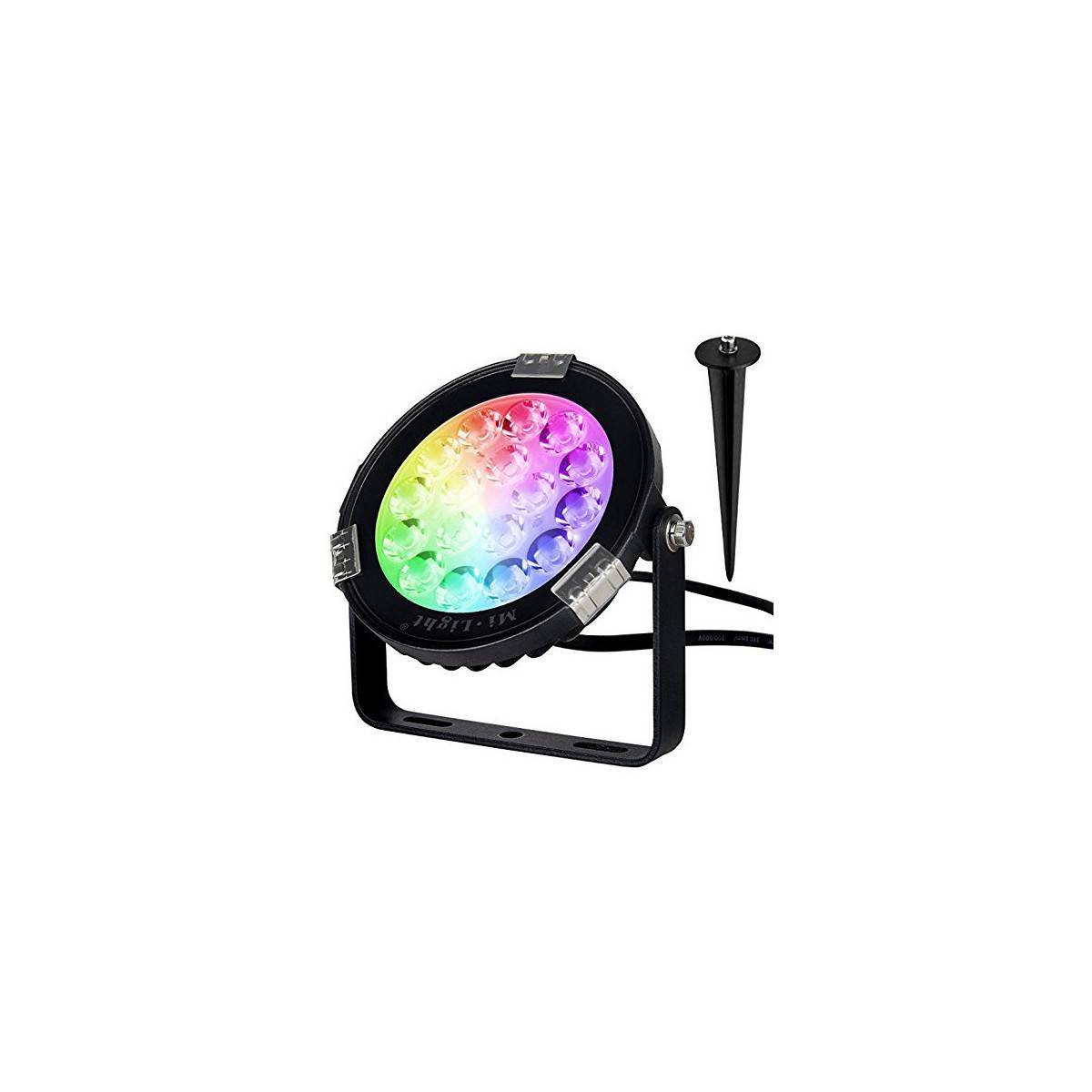 Garden spotlight RGB+CCT 9W 230V RF and WIFI control via mobile app