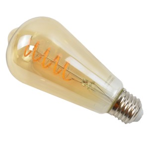 Ampoule filament LED E27 de 4 W, Éclairage vintage, LED Edison Caliente  3000K Estrella de 4 W : : Luminaires et Éclairage