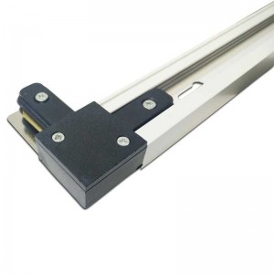 Straight rigid joint for single-phase rail