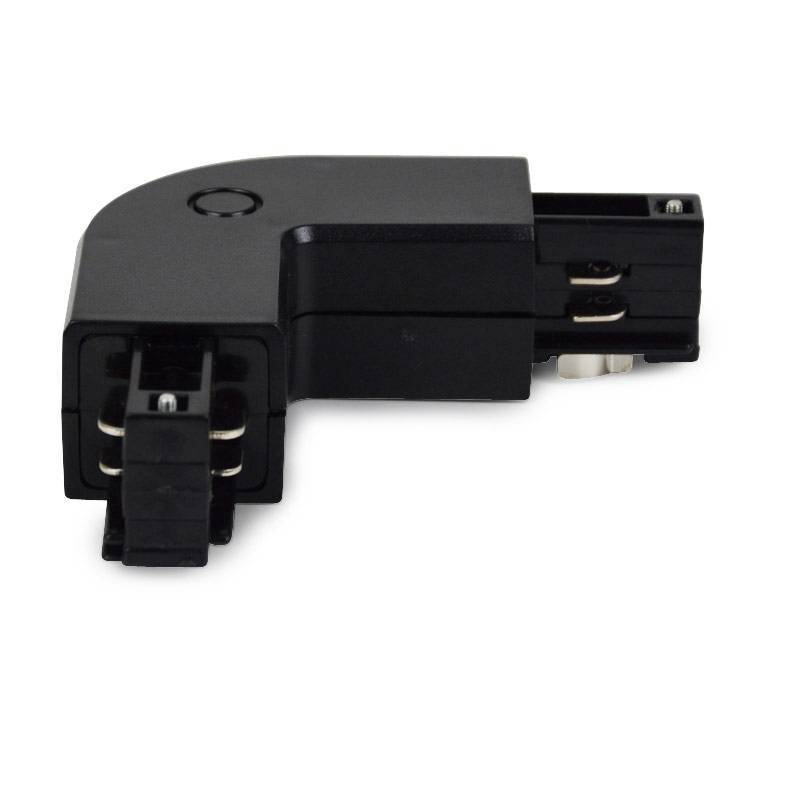 Rigid 90º external joint for three-phase rail Rigid 90º external joint for three-phase rail