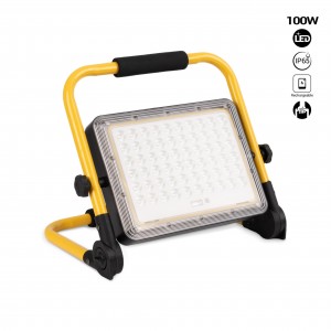 Portable LED work spotlight 100W - IP65 - 6000K