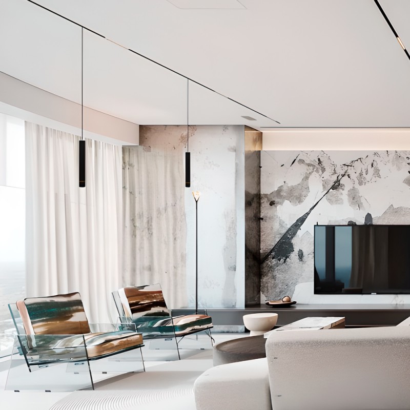 Magnetic track LED spotlight - 48V - 8W Magnetic track LED spotlight - 48V - 8W