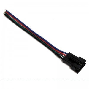 Four pin male RGB connector for RGB strip