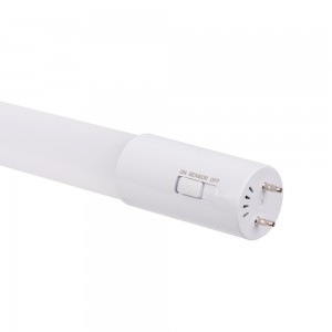 LED Tube T8 18W switch on/off microwave sensor 120cm 100lm/w 6000K 300º.