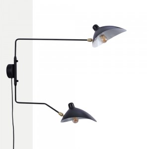 Plug-in design wall lamp "Louise" - 2xE27