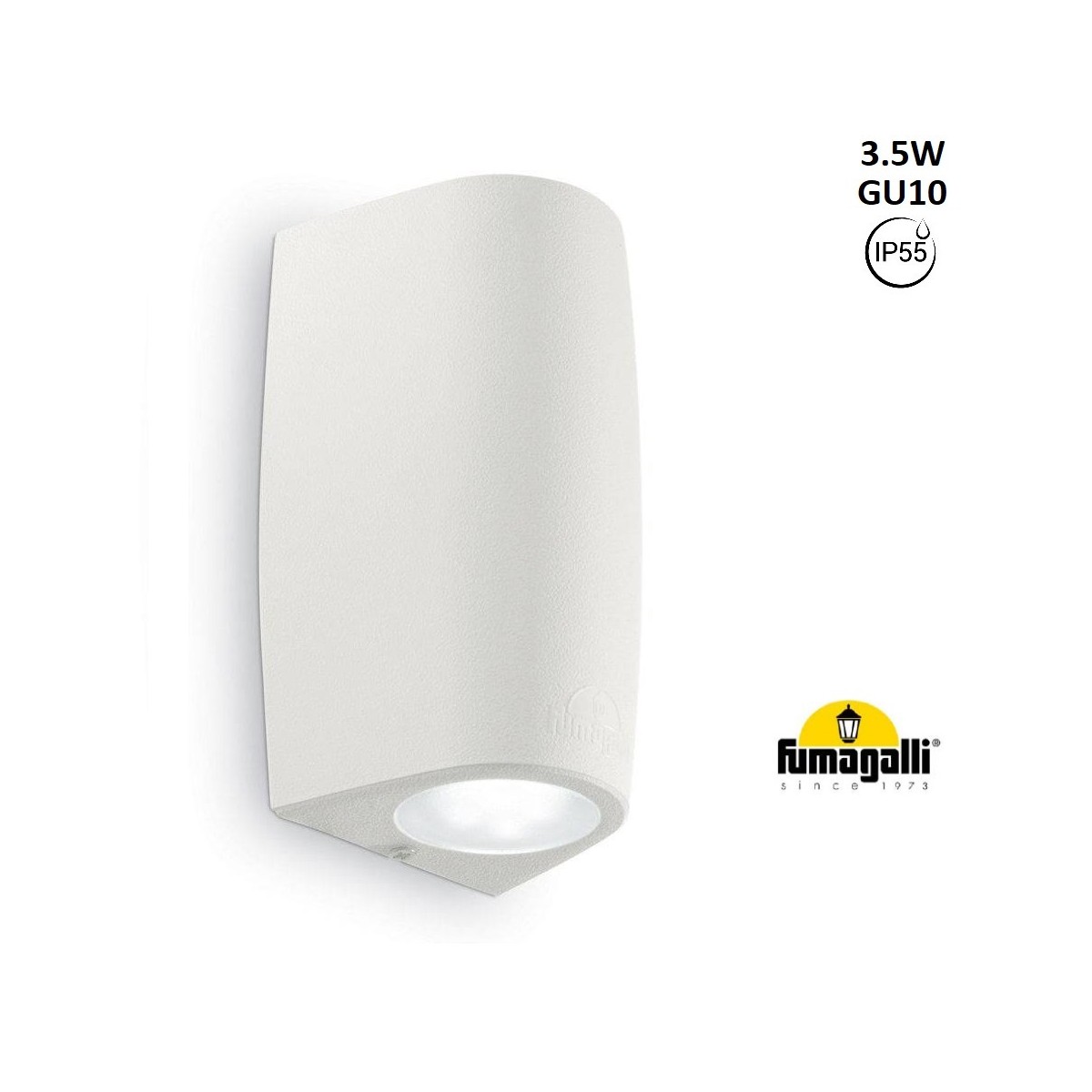 FUMAGALLI "Marta 90-1" wall lamp - GU10 - IP55 - 3,5W