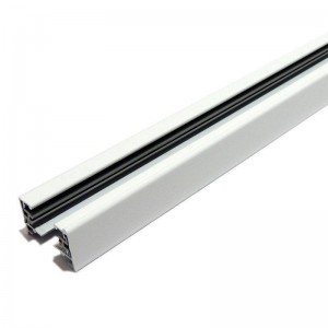 Surface mounted 1-phase track for LED spotlights - 1 m
