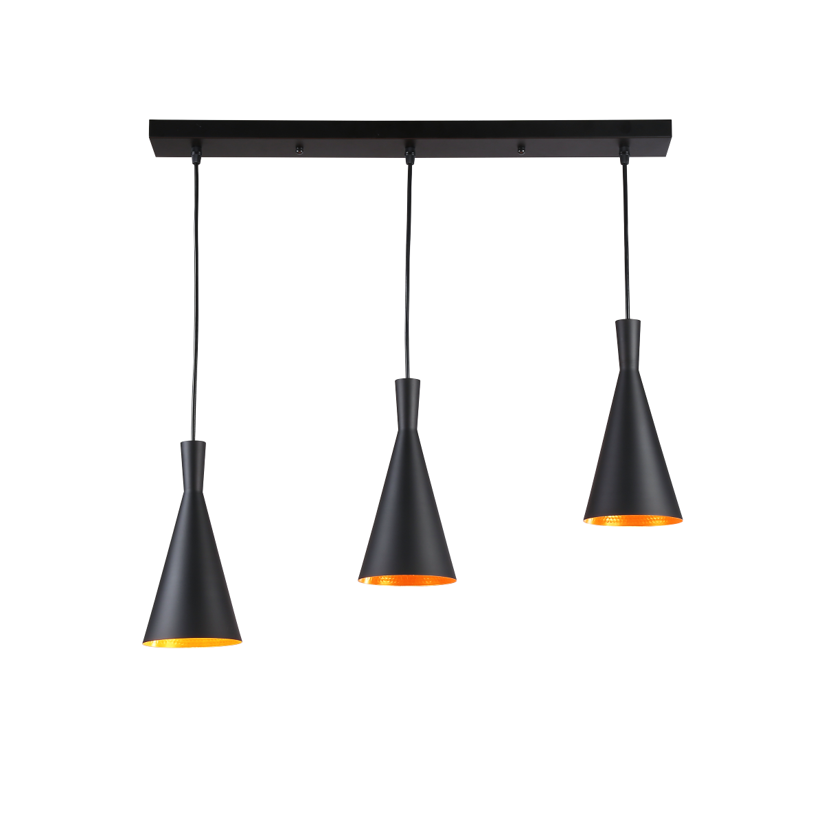 Metal pendant on sale light fitting