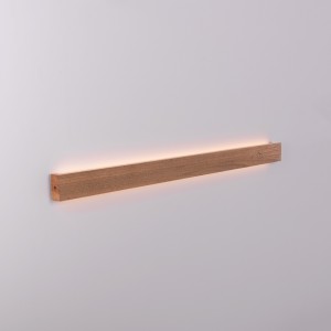 Wooden linear wall light "Wooden" - 24W - 100cm