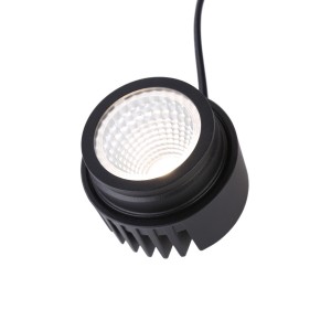 Ampoule LED, GU10, 3000K, 360Lm, 7W, noir, CRI90, dimmable, H5,8cm