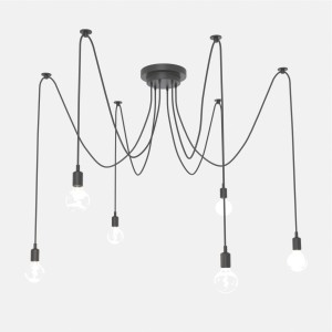 Pendant chandelier "LUMIÈRE" for 6 bulbs E27