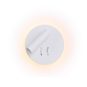 Wall reading light "Quart" - Double light - 3W+6W