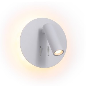 Quart" wall reading light - Double function - 3W+6W