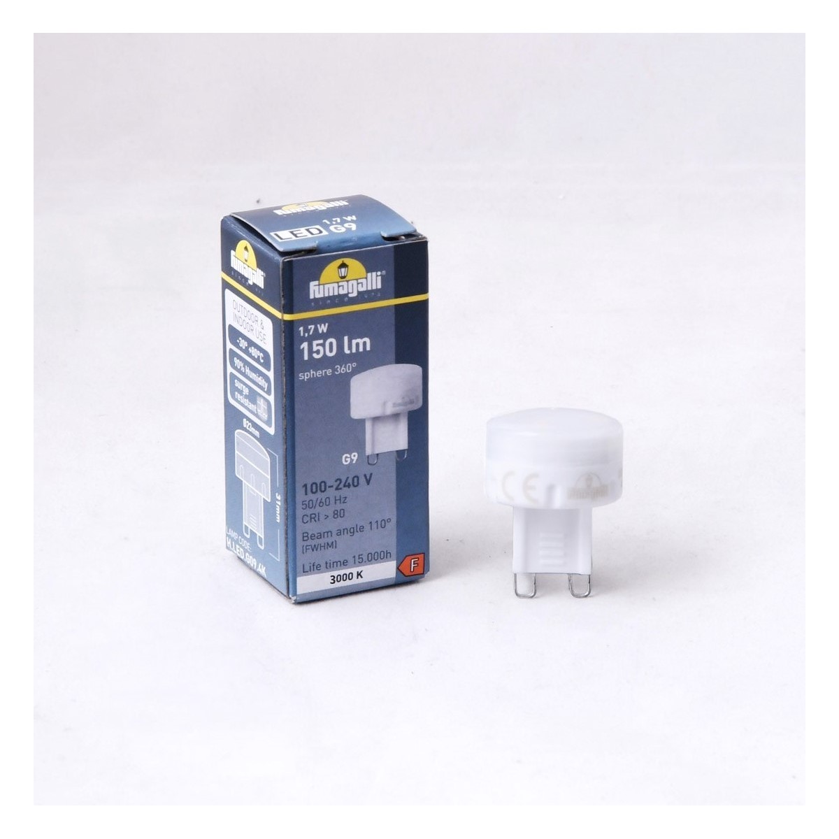 LED BULB G9 1,7W FUMAGALLI-3K