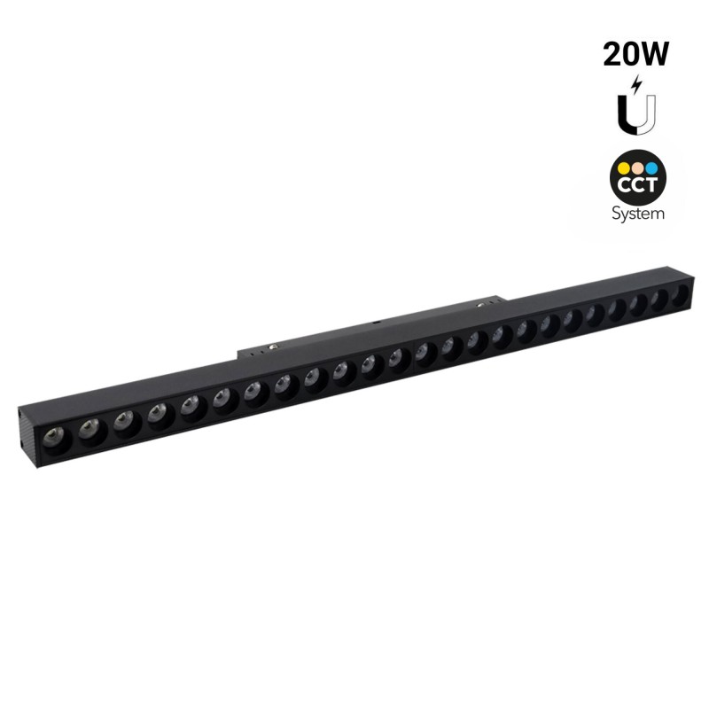 Magnetic linear track light - CCT - 20W - UGR18 - Mi Light