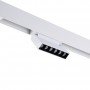 Linear LED adjustable luminaire for magnetic rail 48V - 6W - UGR16 - White