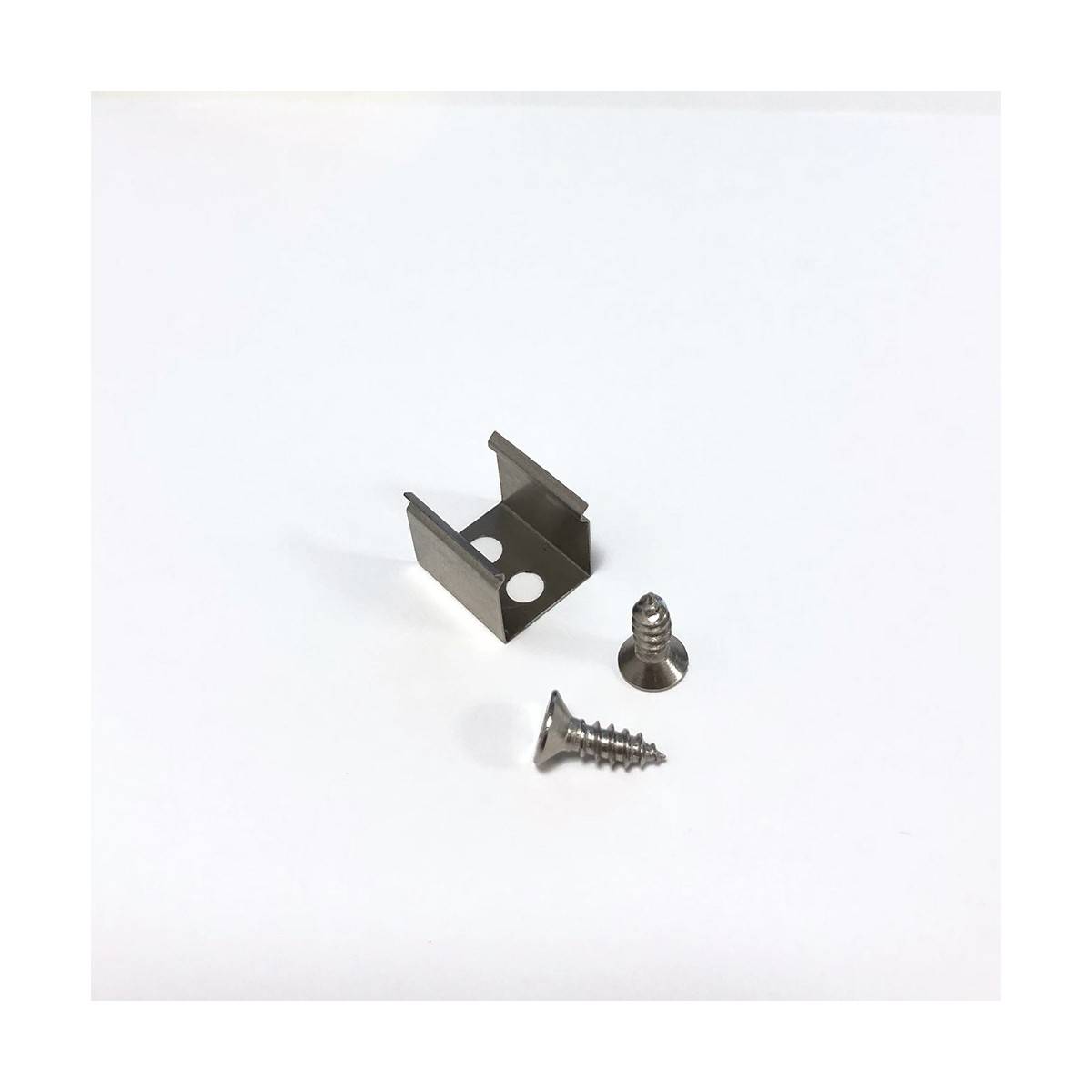 METAL CLAMP FOR FIXING LED NEON - INCLUDES SCREWS