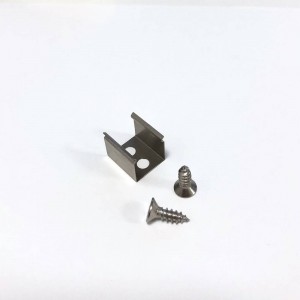 METAL CLAMP FOR FIXING LED NEON - INCLUDES SCREWS