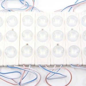 20 LED MODULES CHAIN FOR BOTTLES 2.5W 230V-AC 3xSMD3030 IP65 CLOSED ANGLE 15° COLD WHITE 6200ºK