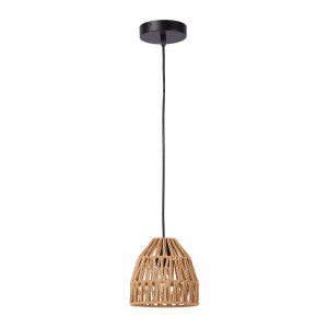 Woven paper pendant lamp "Rems" - E27