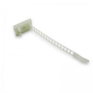 Plastic cable tie for LED Strips with adhesive base 3M