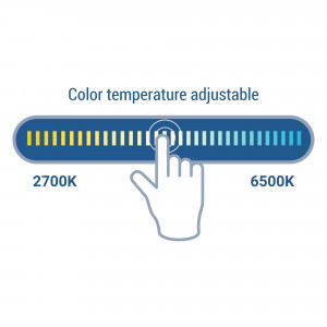 Magnetic track CCT LED spotlight - 48V - 25W - Mi Light