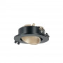 Round tilting downlight ring for GU10/MR16 bulb - Low UGR - Cutout Ø75 mm