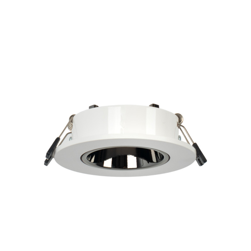 Round tilting downlight ring for GU10/MR16 bulb - Low UGR - Cutout Ø75 mm Round tilting downlight ring for GU10/MR16 bulb - Low UGR - Cutout Ø75 mm